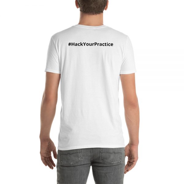 #HackYourPractice logo unisex t-shirt - Image 2