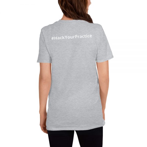#HackYourPractice logo unisex t-shirt - Image 8