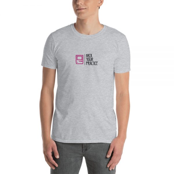 #HackYourPractice logo unisex t-shirt - Image 3