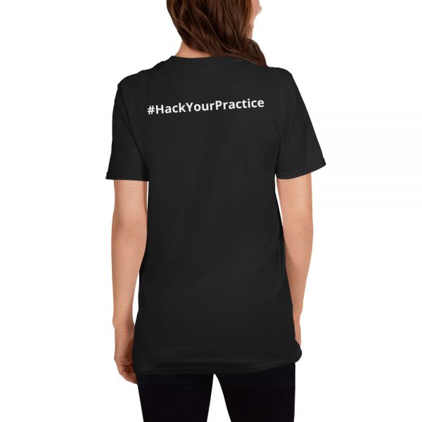 #HackYourPractice logo unisex t-shirt - Image 2